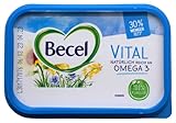 Becel Vital natürlich reich an Omega 3 Margarine, 8er Pack (8 x 225g)