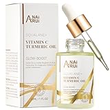 ANAiRUi Gesichts-Öl, Anti Aging Kurkuma Gesichtsöl, Anti-Falten, Korrektur Dunkler Flecken, Haut aufhellen, Turmeric öl für Die Haut, Haare, 30ml