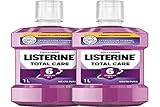 LISTERINE Total Care Mundspülung mit reinem Minzgeschmack, Mundwasser mit 6 Vorteilen in 1 für eine gründliche Reinigung und vollständige Mundhygiene, 2 x 1 l