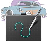 Wacom One M Stifttablett inkl. batterielosem EMR-Stift, Bluetooth-Verbindung, für Windows, Mac, Chromebook und Android – perfekt für kreative Einsteiger, digitales Zeichnen