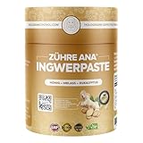 Zühre Ana ingwer paste - Natürliche Immunsystem stärken, ingwerpulver, kurkuma - für bei Erkältungen, schleimlöser für Erwachsene und Kinder - Senkung von hohem Blutdruck - Vegan