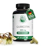 Green Naturals® Quercetin Kapseln – Hochdosiert: 500 mg...