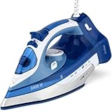 Clatronic® kabelloses Dampfbügeleisen mit Keramiksohle | 2400W | ohne Kabel | Bügeleisen mit Dampf | 350ml Tank | schnelle Aufheizzeit | Steam Iron | Bügeleisen Dampf | DB 3706