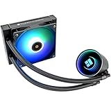 Thermalright Frozen Notte 120 ARGB Black Liquid CPU Kühler, 120mm PWM Lüfter mit ARGB-Up 2000RPM Geschwindigkeit, für AMD/AM4/AM5, Intel LGA1150/1151/1200/1700/1851,Schwarz
