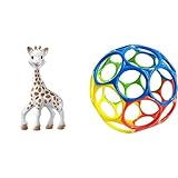 Sophie la Girafe - Box Es war einmal... - Spielzeug aus 100% Naturkautschuk für Kinder & Bright Starts, Oball Classic, flexibler und leicht zu handhabender Ball