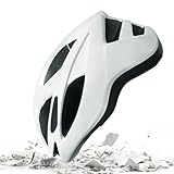 Duroecsain Fahrradhelm - Fahrrad Und Skateboard Helm Fahrradzubehör | Sicherheitskopfbedeckung mit verstellbarem Kinnriemen für Damen Herren Jugendliche Mountain Straße Stadt Scooter Skaten