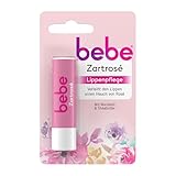 bebe Zartrosé Lippenpflege Lippenpflegestift mit Mandelöl...