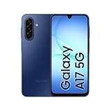 Samsung Galaxy A17 5G AI Smartphone, KI-Handy mit Android, Dünner 7,5-mm-Rahmen, 50-MP-Kamera, 128 GB Speicher, 4 GB RAM, 5.000-mAh-Akku, Blue, 2,5 Jahre Herstellergarantie