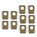 MoSundi 4/10 Pack Staubbeutel kompatibel mit Uwant V100 K100 Roboterstaubsauger, mehrschichtige Vlies- und schmelzgeblasene Filtertüten für eine effiziente Staubsammlung