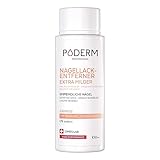 PODERM - NAGELLACKENTFERNER EXTRA SANFTER MIT TEEBAUM - Schnelle & einfache Nagellackentfernung - Acetonfrei - Stärkend & nährend für die Nägel - Ideal für empfindliche Nägel - 100 ml - Swiss Lab