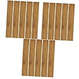 DOITOOL 15 Stück Holzmaserungsbrett-Aufkleber Holzmaserung Bodenfliesen Pvc-Rückwand Vinyl-Dielenboden Heimdekoration Linoleumfliesen Holzapplikationen Bodendielen Bodenfliesen