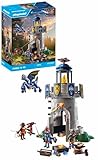 PLAYMOBIL Novelmore 71483 Ritterturm mit Schmied und Drache, spannender Kampf zwischen den Novelmore-Rittern und Burnham Raiders, detailreiches Spielzeug für Kinder ab 4 Jahren