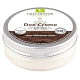 GREENDOOR Natürliche Deo Creme For Men 50ml I Kraftvolle Deocreme für Herren ohne Aluminium I Männlicher Duft, Naturkosmetik vegan, Anti Achselgeruch, Natur Deodorant Bio