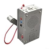ZAMETTER Manueller Stromgenerator, Handy-Ladegerät, tragbar, Handkurbel, Dynamo, Handy-Ladegerät, Outdoor, handbetriebener Stromgenerator, manuelle Kurbel mit Lichtfunktion für Camping, Wandern