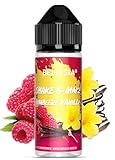 Belissia Shake and Make - Himbeer-Vanille - Hochdosiertes Lebensmittel Aroma 10ml mit praktischer Schüttelflasche zum mischen. Für Lebensmittel, Kochen, Backen, Hobby, Raumerfrischung uvm.