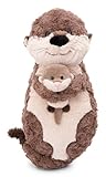 NICI Kuscheltier Otter Oda & Odalina 40 x 20 cm – 2-in-1...