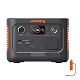 Explorer 240 v2 Tragbare Powerstation, mit Jackery DC8020 zu USB-C-Adapter, 256Wh LiFePO4 Solargenerator mit 300W AC/100W USB-C Ausgang, Outdoor Generator für Camping, Reise, Notfall