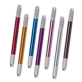 Cabilock 7 Stück Teiliges Manuelle Microblading Augenbrauenstifte aus Rutschfestes Design Praktische Tattoo handstifte für Präzises Augenbrauen make up und Hautanwendung