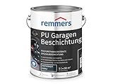 Remmers PU Garagenbeschichtung anthrazit, matt, 5 Liter, 2in1 Schutzanstrich, für Beschichtungen von Beton & Zementestrichflächen, für Garagenböden