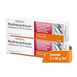 Hydrocortison-ratiopharm® 0,5% Creme im Sparset 2 x 30 g Creme: Bei allergischen und entzündlichen Hautirritationen, Juckreiz, Sonnenbrand und Insektenstichen.