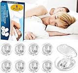 8PCS Schnarchstopper Anti Schnarch Nasenclip, gegen Schnarchen Nase Dilator Nasenclip Anti Snoring Verhindern Nasenklammer Schnarchen Stopper Nasendilatator