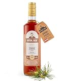 Hödl Hof Zirbe Fass 0,7L I Zirbenschnaps aus steirischen Zirbenzapfen I im Holzfass gelagert I Zirbenschnaps aus hochwertigen Zutaten I Feiner Zirbenlikör aus dem Eichenfass I Edle Spirituose 38% vol