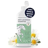 PFERDEPFLEGE24 Pferde Shampoo Anti Juckreiz 500ml - Juckreiz lindern & Haut regenerien - Natürliches Pferdeshampoo gegen Juckreiz, Milben, Pilz-, Floh & Parasiten