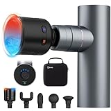 Cotsoco Vollmetall Massagepistole mit Wärme- & Kältefunktion, Muskel Percussion Massagegerät & Massage Gun, Leistungsstarkes Massagegerät zur Tiefengewebe, Tragbare Massage Pistole für Sport