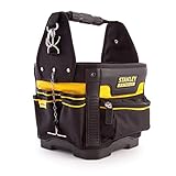 Stanley FatMax Werkzeugtasche / Transporttasche (29x29x38cm, robustes 600 Denier Nylon, ergonomischer Handgriff und Schultergurt, entnehmbare Teiler mit Gürtelclip, elastische Halterungen) 1-93-952