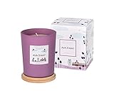 AVA & MAY Provence Duftkerze (180g) – Vegane Kerze im Glas mit frischen Düften von Lavendel, Rose und Zitrone – Handgemachte Kerze mit Blütenaroma