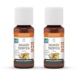 Lemon Pharma Ingwertropfen 2 x 20ml - Hochdosiert, 100% Bio und Vegan I Für Ingwer Shot und Ingwertee, Ingwersaft oder zum Kochen – vielseitig, kompakt und praktisch für unterwegs