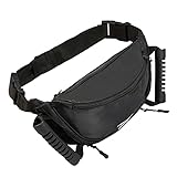 Wresetly Motorrad Gürtel Hinten Passagier Griff Greifen Einstellbare Taille Pack Hinten Griff Tasche, Schwarz , Einheitsgröße