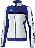 Erima Damen Sports 5-Cubes Präsentationsjacke, Weiß/Indigo Blau/Schwarz, 40, 101535