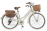 Via Veneto by Canellini – Citybike CTB, Vintage-Damenfahrrad, Aluminium (Cremefarben, 46)