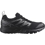 Salomon Wander Gore-Tex Wasserdichte Herren Trailrunning- und Wanderschuhe, Outdoor-bereit, Komfort durch Dämpfung, Sicherer Fußhalt, Black, 43 1/3