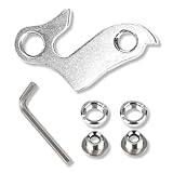 ZORVYN Schaltauge, Fahrrad-Schaltauge, Schaltauge, Fahrrad-Federungshaken mit Schrauben und Inbusschlüssel, Zubehör für Mountainbikes und Rennräder