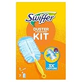 Swiffer Staubmagnet Kit Mit 1 Handgriff Und 7 Nachfülltücher, Nimmt Staub Auf Und Schließt Ihn Ein