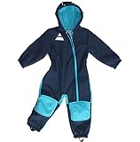 Maylynn Outdoor Softshell Anzug Schneeanzug - Baby Kinder gefüttert 10.000 mm Wassersäule, Gr. 92
