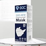 DOC 25 Gesichtsmasken FFP2 zertifiziert EU, kein Ventil für 5 Sofas, Masken de Schutz gegen Staub und Partikel 25 Masken