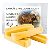 ARTISAN GIFT CO Kaustab aus Hartkäse - Kaukäse für Hunde und Welpen - Himalaya Knochen - 100% natürlicher - Gewicht der Charge 360g. (4 stück (1er Pack), L)