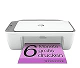 HP DeskJet 2720e All-in-One-Drucker — Farbtintenstrahl — 6 Monate Instant Ink im Lieferumfang enthalten HP + (Fotokopie, Scan, Impression, WLAN)