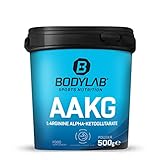 Bodylab24 AAKG Arginin-Alpha-Ketoglutarat 500g Pulver im Verhältnis 2:1, Pre-Workout Supplement, geschmacksneutral, zuckerfrei