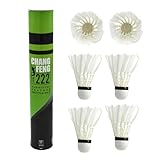 Generisch Badminton Shuttlecocks - Durabless Shuttle Set, Professional Training Equipment | Spiele Im Indoor -Outdoor -Spiel, Hochgeschwindigkeits -Flugleistung, Erwachsene Teenager Kinder Üben, Qu
