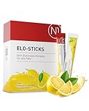 N1 Elo-Sticks Elektrolytpulver 20 Sticks – Elektrolyt Pulver mit Citrus-Geschmack - Elektrolyte Sticks schnelle Hydration & Mineralstoff-Ausgleich mit Salzen, Zucker, Mineralien & Vitamine VirX Nas