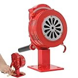 Sirene, Tragbarer Handkurbel Alarm Mit Fester Halterung, Siren Tragbar Handkurbel Alarm 110dB Manuell Bedienter Luftangriffshorn Alarm Handsirene AirHorn für Feueralarm den Heim Hotel