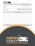 Camping Logbuch, Reisetagebuch | punktiert für Reisen mit Camper: Wohnmobil | Camper Wohnmobil Reise Buch