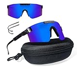 Schnelle Brille Rave Fahrradbrille Sonnenbrille Herren Damen Sportbrille Fahrradbrille Fahrrad Sonnenbrille,Polarisierte UV400 Schutzbrille für Outdooraktivitäten Wie Radfahren Laufen Glof Ski