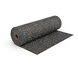 blizz-z Profi Bautenschutzmatte Breite: 125 cm x Länge: 8 m (Stärke 8 mm) | Schutzlage für Baumaterialien, Dachbegrünung, Stelzlagern aus PUR-Gummigranulat