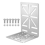 babominimer L-förmige Wandhalterung für CCTV- und Dome-Kameras, Edelstahl-Zusatzadapterhalterung mit Muttern und Schrauben für verbesserte Stabilität und Vielseitigkeit