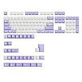 JSGHGDF 133 Tasten Tastenkappen Cartoon Dye Subbed Keycap MX FL980 Mechanische Japanisch Key C